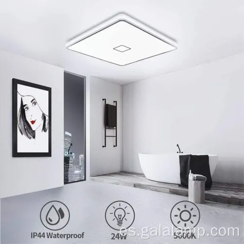 Luz de techo de LED cuadrado elegante para dormitorio moderno
